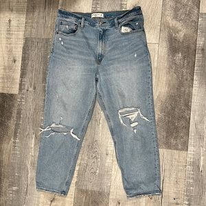 Abercrombie & Fitch The Mom High Rise Jeans (32 Short)